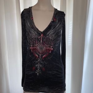 Sinful Long sleeve T shirt